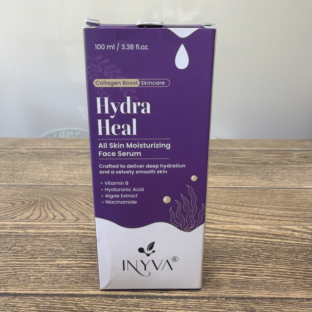 Hydra Heal All Skin Moisturizing Face Serum For Velvety Smooth Skin Vit B